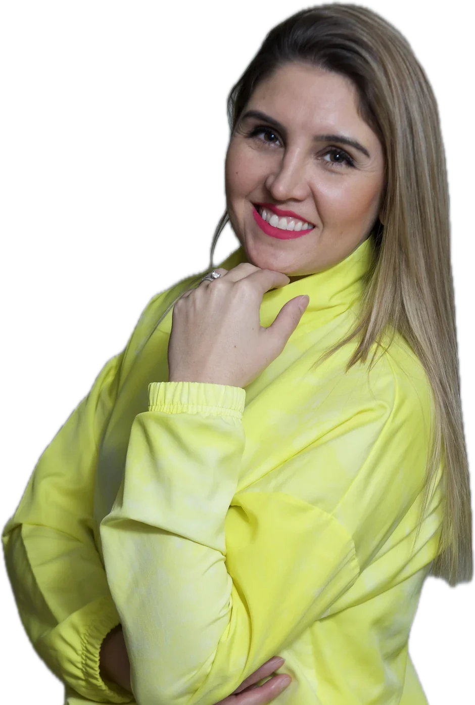 Francine sorrindo