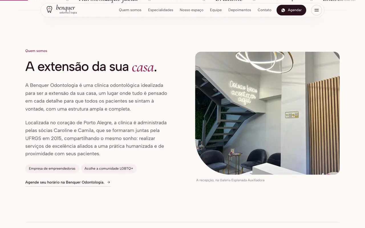 A extensão da sua casa, Benquer Odontologia