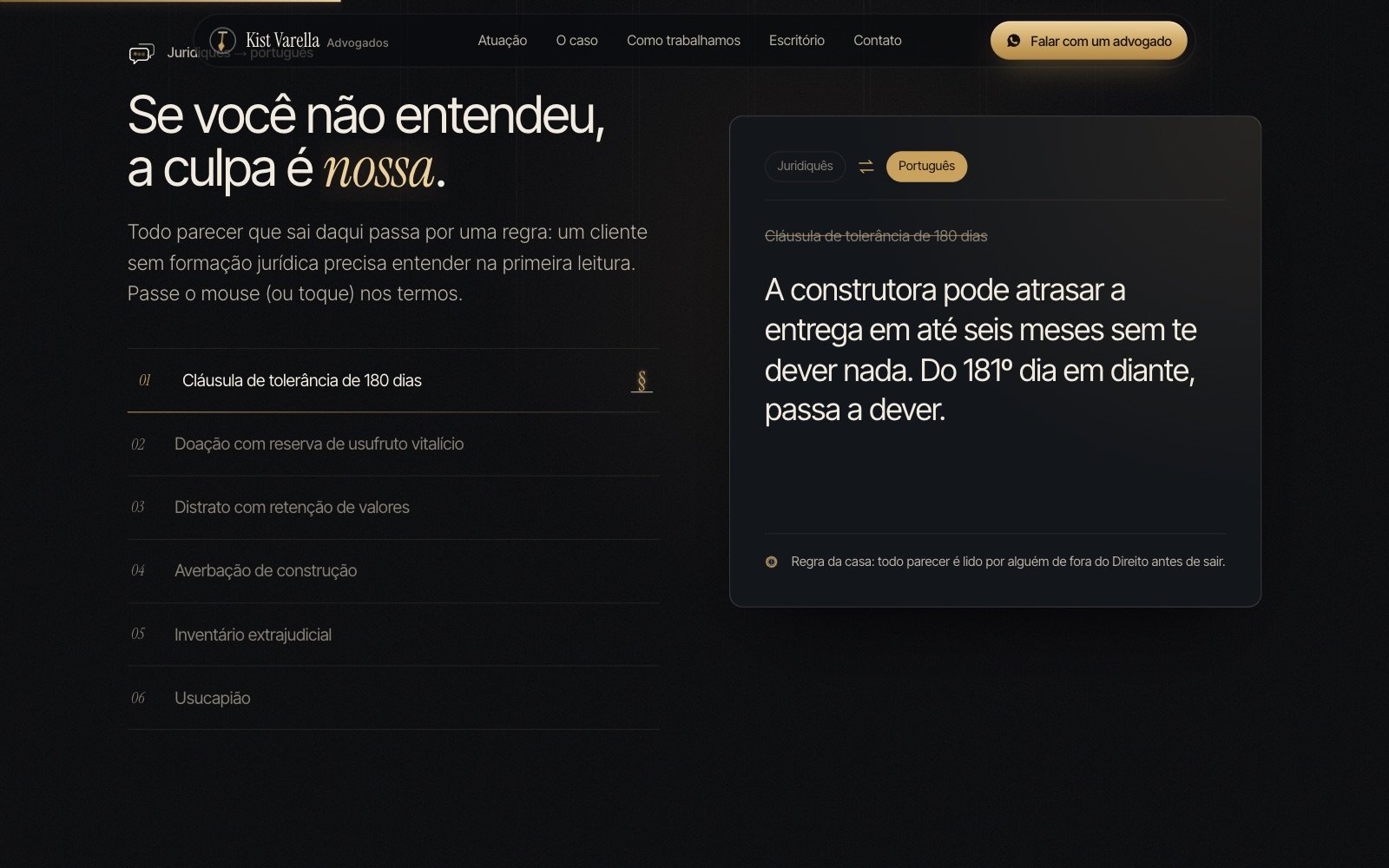 Tradutor de juridiquês para português — Kist Varella Advogados
